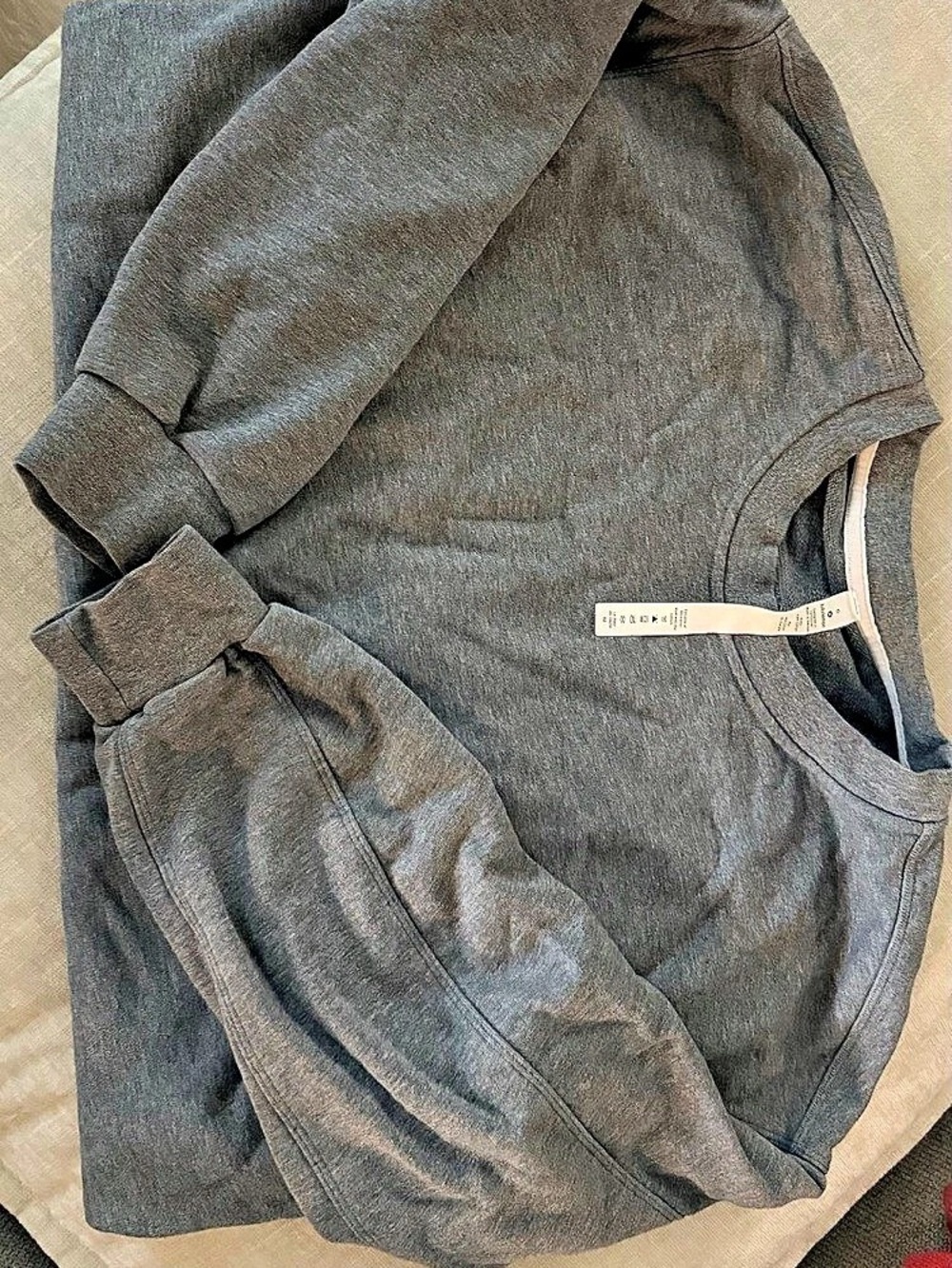 Lululemon All Yours Crew Gray Sweatshirt